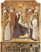 Ambrogio Lorenzetti Madonna with Angels between St Nicholas and Prophet Elisha Spain oil painting artist